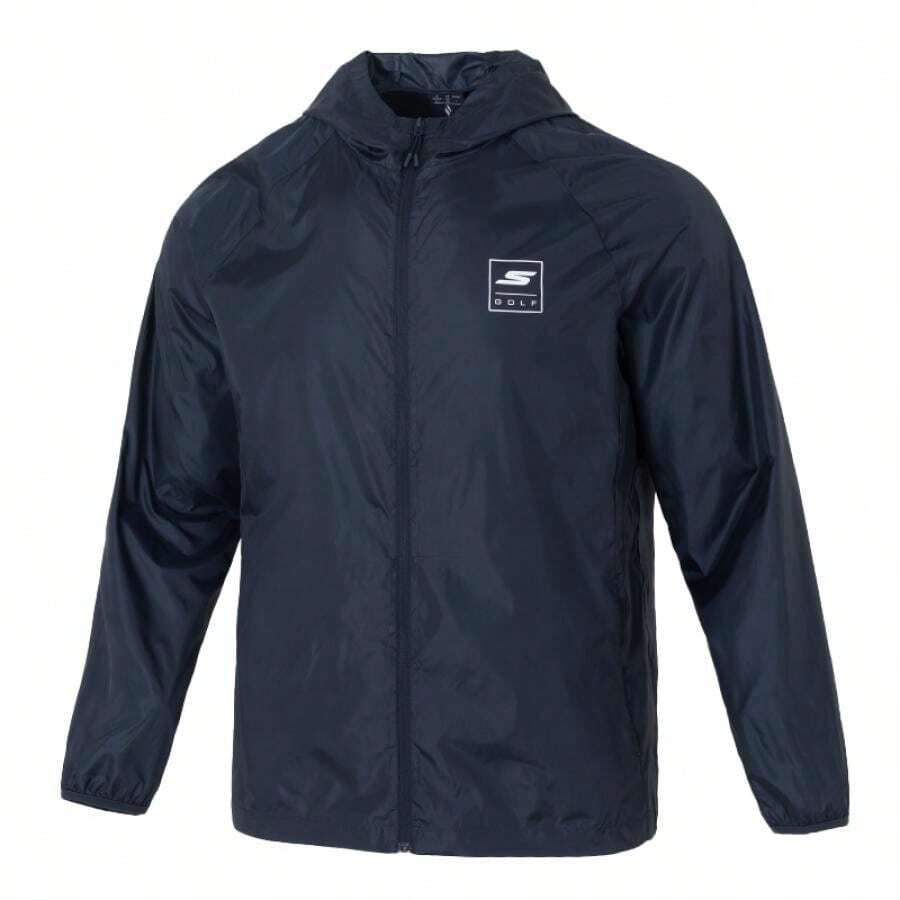 Skechers Men Loose Fit Hooded Jacket, For Running And Fitness - Blue - View 1