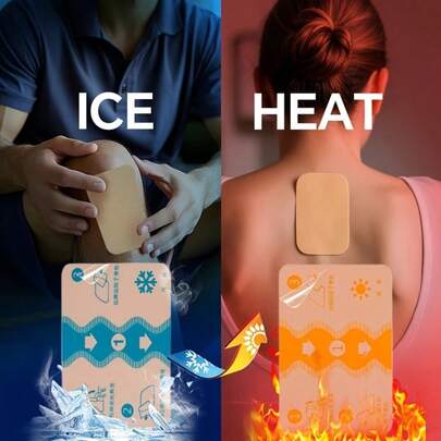 5/15pcs Pack Cold & Hot Therapy Patches, Suitable For Neck, Shoulder, Back, Knee And Waist - Relax Muscles With Heating, Traditional Chinese Medicine, For Home, Fitness, Outdoor Use, Back Heating Pad, Moxibustion Design, Herbal Material