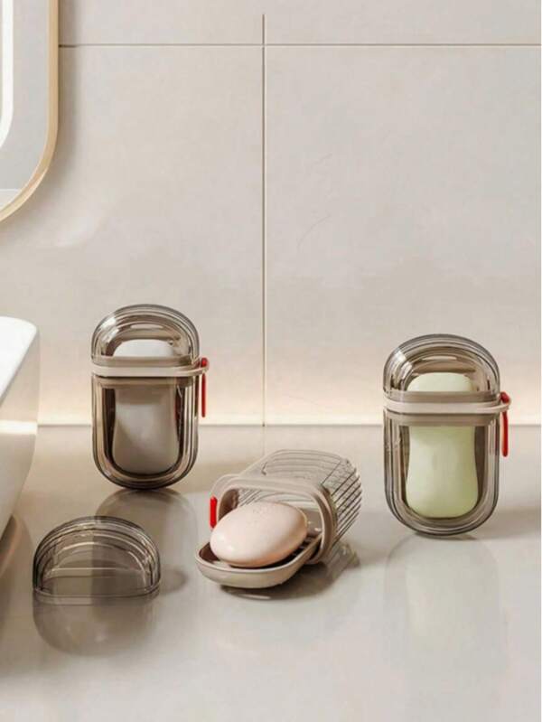 Scatola da viaggio di lusso leggera per il sapone, creativa con coperchio sigillato e drenaggio, scatola portatile per il sapone, nuova scatola da viaggio per il sapone, ideale per il ritorno a scuola