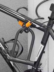 带锁座的自行车U型锁，摩托车形锁，防盗锁，自行车/电动自行车锁，山地自行车锁 - 彩色 - 查看 2