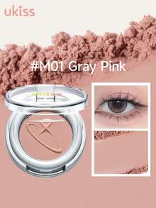 ukiss Matte Eyeshadow, High Pigmentation, Fine Texture, Long-Lasting Shimmer, Lightweight & Smooth, Suitable For Party Makeup