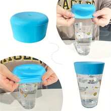 Silicone Drink Protection Cover, Drink Cover For Alcohol Protection, Reusable & Washable Silicone Drink Cover With Straw Hole, Wine Glass Cover To Keep Bugs Out, Anti-Drug Cup Cover For Party, Bar, Club, Fits Most Cup Size, Gift For Women - Multicolor - View 10