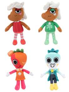 Muñecos de peluche rellenos de Dandy's World, con esencias de piña menta, jengibre, caramelo salado y brotes, decorativos y creativos, regalos para cumpleaños de niños, decoración de habitaciones de niñas, colección para amantes de los juegos - Multicolor - Ver 2