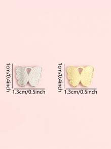 10pcs Cute Vibrant Candy Color Butterfly Charms - Perfect For Girls Jewelry Making, Fashion Necklace, Bracelet, Earrings, Keychain, Phone Chain & & Other Hanging Decorations DIY Multicolor Butterfly-Shaped Accessories - Ideal For Spring Summer Dressing Accessory