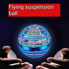1pc Intelligent Induction Levitating Gyro/Glowing Spinning Top Flying Ball/UFO Intelligent Induction Gyro/Magic Flying Ball/Levitating Glowing Magic Toy, Gift For Birthday/Holiday, 5 Minutes Continuous Use