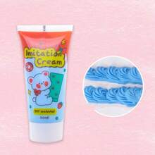 50 جرام مادة غراء كريمي اصطناعي مناسب لصنع الإكسسوارات اليدوية للصيف والمدرسة