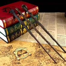 1pc Premium Classic Carbon Steel Magic Wand - Roleplay Scepter - Wand - Cane Gift - Photo Prop - LARP Party Supplies - Stage Performance Accessory - Gift & Collection - Home Decor - Birthday Gift - Unlock Your Own Magic World