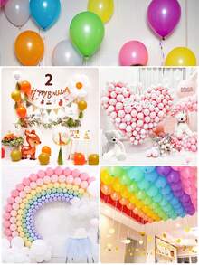 1/2/3 Rolls Of Clear Balloon Adhesive Dots,With 100 Transparent Adhesive Dots Per Roll,Double-Sided Balloon Stickers,Tape,No Trace,Non Marking And Removable Adhesive Ultra-Thin Round Stickers - Multicolor - View 5