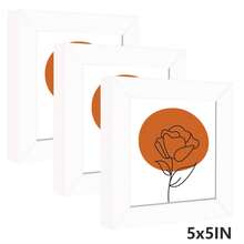 1/3 pezzi, cornici per quadri di diverse dimensioni 30x30cm/20x20cm, vari colori disponibili: nero, bianco, legno, cartoncino nero, cornici colorate, eleganti cornici quadrate per foto/ritratti da parete, adatte come regali per Natale, matrimonio, Capodanno, Pasqua, Festa della Mamma