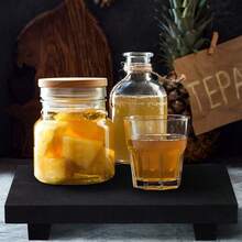 1pc Simple Farmhouse Style Wooden Footstool, Soap Dish Holder With Tray And Stand Base, Multi-Purpose Home Decor For Sink, Countertop, Bathroom, Living Room, Kitchen, Soap Dish, Flower Rack