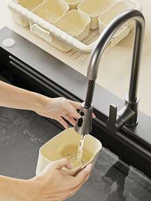 1 件创意香料收纳盒带盖，厨房隔间调味盒，适用于冰箱，密封防止异味混合