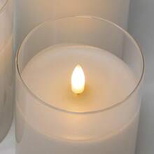 1/3 Peças Vela Eletrônica com Controle Remoto, Luz de Vela LED Realista, Alimentada por Bateria, Adequada para Decoração Interna/Externa, Atmosfera Romântica, Casamento, Pedido de Casamento, Natal, Dia dos Namorados, Festa de Feriado, Dia das Mães