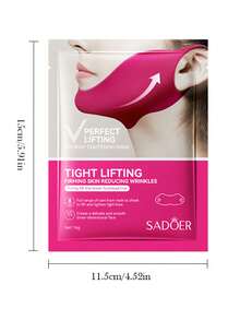 1/2/3/5/8/10/15/20pcs V-Shaped Face Lifting Gel Mask, Chin Lifting Tape, Skin Tightening Hydrogel Ear Hanging Mask - Multicolor - View 2