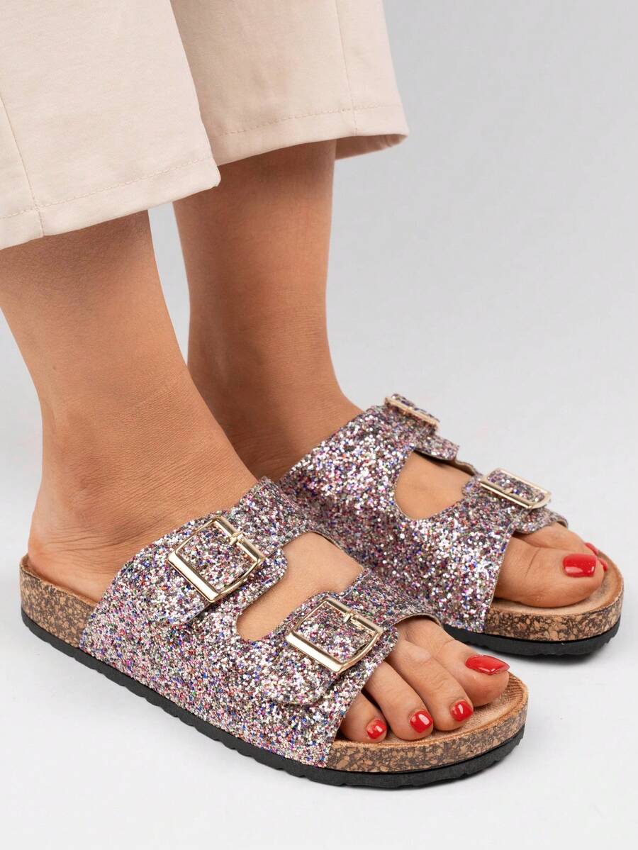Slide Sandals - Colour - View 1
