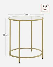 Sofa Tables - Goldfarben - 查看 3