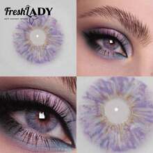 FRESH LADY Freshlady Monet 系列彩色隐形眼镜 1 年一次性 万圣节角色扮演服装