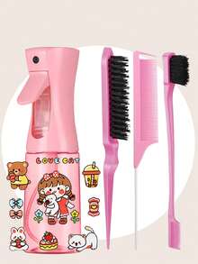 Pink Spray Bottle Set