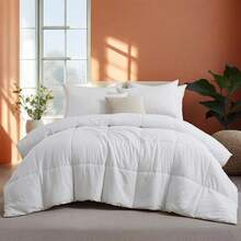 Peace Nest Basic Blanlet Down Alternative Comforter, King Queen Full Twin Size Duvet Insert, 4 Corner Loops, White Bedding, Comforter Bedding, Queen King Bedding, Machine Washable - trắng - Xem 2