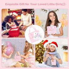 女孩手链制作套装，DIY工艺串珠套装，珠宝制作套装，适合8至12岁女孩。便携式手链收纳盒，礼品盒，是送给少女和年轻女士的完美生日礼物、情人节礼物、圣诞礼物或新年礼物。