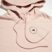 Adidas Loose Fit Women's Autumn Sports Cropped Sweatshirt GL7337 - Apricot - View 2