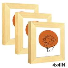 1/3 pezzi, cornici per quadri di diverse dimensioni 30x30cm/20x20cm, vari colori disponibili: nero, bianco, legno, cartoncino nero, cornici colorate, eleganti cornici quadrate per foto/ritratti da parete, adatte come regali per Natale, matrimonio, Capodanno, Pasqua, Festa della Mamma