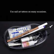 50 件美甲工具清洁收纳一次性纹身永久化妆托盘腰形网格设计塑料碗用于纹身永久化妆工具无需电池，美甲用品，美甲工具，美甲工具，返校，指甲，按压指甲的美甲工具