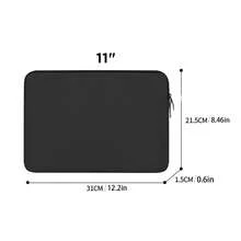 Laptop Sleeve Bag Compatible With MacBook Air/Pro, 11-15.6 Inch Notebook, Compatible With MacBook Pro 14 Inch M3 M2 M1 Chip Pro Max 2024-2021, Polyester Vertical Case With Pocket - Multicolor - View 28