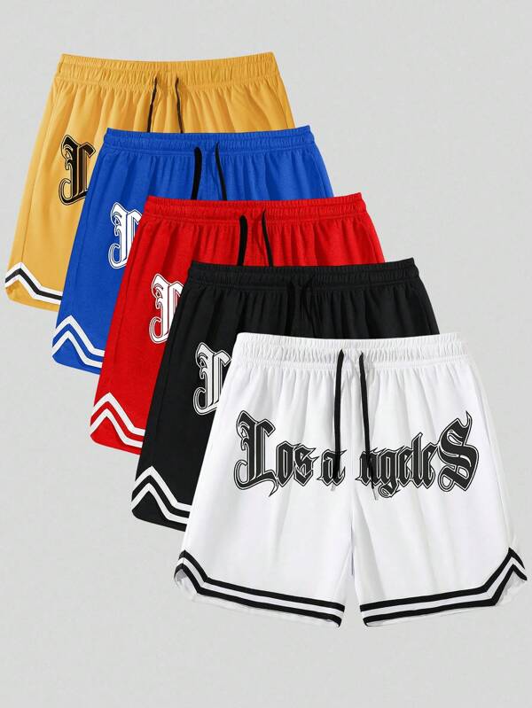 Short de hombre deportivo de verano, informal, pantalones cortos para entrenamiento, jersey, estampado estilo novio, ropa de gimnasio para hombre, con cordón en la cintura, pantalones cortos de baloncesto, ligero y elástico, perfectos para baloncesto, béisbol, entrenamiento, running, fitness, atletismo, actividades al aire libre