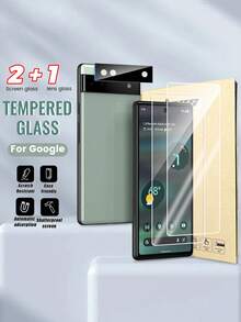 Compatible With Google Pixel 9Pro XL/Pixel 8/Pixel 8A/Pixel 8 Pro, 2-In-1 High Definition/Privacy Screen Protector + Camera Lens Protector Set, 9H Hardness Tempered Glass, High Definition Anti-Scratch, Privacy Protection, Sensitive Touch Gift For Birthday, Family, Friends Phone Screen Protector, Phone Accessories - Clear - View 15