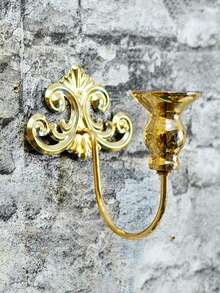 1pc Wall Hanging Candlestick Wall Lamp Scented Candle Decoration Gold Black Candle Holder Home Bar Outdoor Candle Lantern - 1pc - View 16