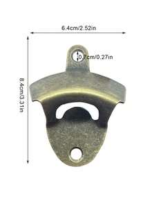 1/6/10pcs Costomized Wall Mounted Bottle Opener - Engraved Bottle Opener, Groomsmen Gift, Bachelor Party Favor Gift, Man Cave, Home Bar Mount, The Best Choice For A Father's Day Gift.