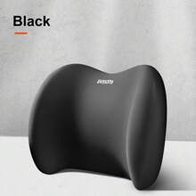 1pc Soft & Comfortable Memory Foam Neck Pillow & Lumbar Cushion, Neck Support, Car Interior Seat Accessory