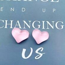 10pcs Pink Heart-Shaped Fridge Magnets For Kitchen, Office Whiteboard, Cabinets And Dishwashers - Delightful Home Decor, Perfect Holiday Gift, Mini Refrigerator Magnet