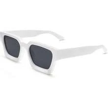 Thick Square  Retro Chunky Rectangle  Protection - C5 - White - View 1