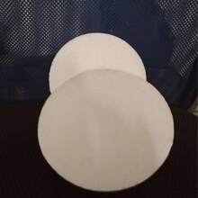 Demi-sphères en mousse unicolore de 15 cm/5,91 pouces, matériau de DIY, remplissage d'argile ultra-léger, boules rondes unicolore lisses, convient pour la maison et l'école