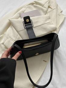 Hebilla de cinturón popular, bolso de hombro nuevo de verano, bolso axilar simple, textura delicada
