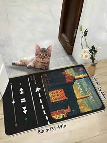 1PC Music Room Decorative Carpet Water-Absorbing And Non-Slip Washable Warm In Winter With A Carpet Of Record Album Poster Patterns It Can Be Used As An Accessory Area Rug For Bedrooms Living Rooms Classrooms And Study Rooms Suitable For Music Lovers Bathroom Accessories Back To School Entryway Decor Bathroom Kitchen Decor