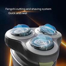 PHILIPS 電動刮鬍刀S1887 3D浮動刀頭 耐腐蝕歐洲進口鋼材 低感鋼材 貼膚速剃 風馳切割系統 直立式機身 IPX7等級防水 黑色