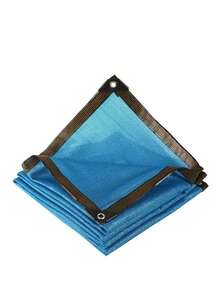 1 pieza Malla de sombreado de color azul para jardín, sombra portátil para invernadero de patio, red de sombra antirrayos UV resistente al calor alto, para jardín, patio, plantas, invernadero, pabellón exterior, césped - Azul - Ver 19