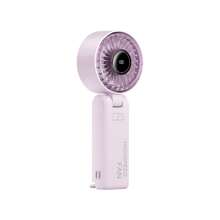 Nouveau ventilateur de refroidissement à affichage numérique - Ventilateur portable/de bureau/de cou 3 en 1, 100 vitesses de vent, batterie 1200mAh, débit d'air à grand angle, protection multi-AI, convient pour une utilisation extérieure/intérieure/étudiante