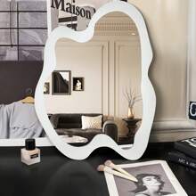 Irregular Mirror Special Shape Makeup Mirror Asymmetric Wall Mirror Shatter-Proof Glass Decorative Mirror Suitable For Desktop Wall-Mounted Wash Basin Mirror