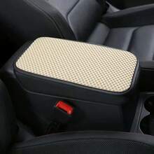 Almofada para apoio de braço de carro com 2 bolsos e extensor de console central com espaço de armazenamento para a maioria dos veículos