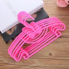 20 piezas de perchas de ropa de colores para niños, hechas de material PP, utilizadas para el almacenamiento de ropa y la exhibición portátil de pequeñas chaquetas y prendas, adecuadas para el almacenamiento de ropa en el hogar, tiendas de ropa, perchas para niños, con descuentos, se pueden usar para secar ropa de bebé, perchas de armario de guardería de plástico para bebés con diseño antideslizante y ultradelgado, para ropa de recién nacido y bebé, aplicable a la habitación de los niños y el almacenamiento de la guardería