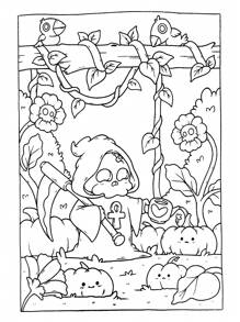 40pages CREEPY CUTIE,Coco Adult And Adolescent Spiral Binding Colouring Book, Bold And Simple, Simple And Large Design, Suitable For Relaxation, With Cute And Comfortable Patterns And Girl's Life Scenes (Bold And Simple Coloring) Very Suitable For Friends, Family And Colleagues, Relax Body And Mind, Relieve Stress, And Give A Beautiful Calendar As A Gift,Back To School,School Supplies