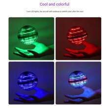 1pc Intelligent Induction Levitating Gyro/Glowing Spinning Top Flying Ball/UFO Intelligent Induction Gyro/Magic Flying Ball/Levitating Glowing Magic Toy, Gift For Birthday/Holiday, 5 Minutes Continuous Use