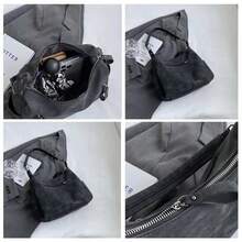 Geantă elegantă din piele Hobo, geantă mare de umăr, poșetă din piele neagră, geantă Messenger și crossbody pentru femei, geantă pentru laptop, geantă italiană Slouchy