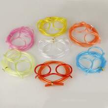 1pc Reusable Flexible Straw Glasses - High-Quality Fun And Soft Glasses For Parties Gifts