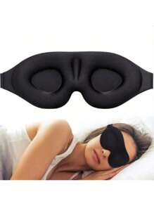 1PC Eye Mask For Sleeping 3D Contoured Cup Blindfold Concave Molded Night Sleep Mask Block Out Light With Women Men