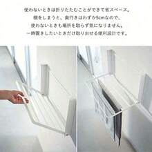 洗濯機 折り畳み マグネット ホワイト ブラック 収納 洗濯機横マグネット ラック タオルラック ランドリー 洗面所 棚 スリム シンプル おしゃれ コンパクト - ホワイト - チェックする 8