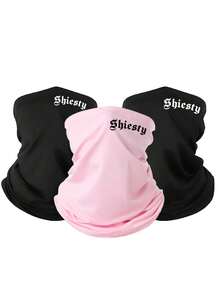 3pcs Unisex Balaclava Ski Mask, Face Cover For Daily Use, Hiking, Motorcycle Riding - Style C - View 13
